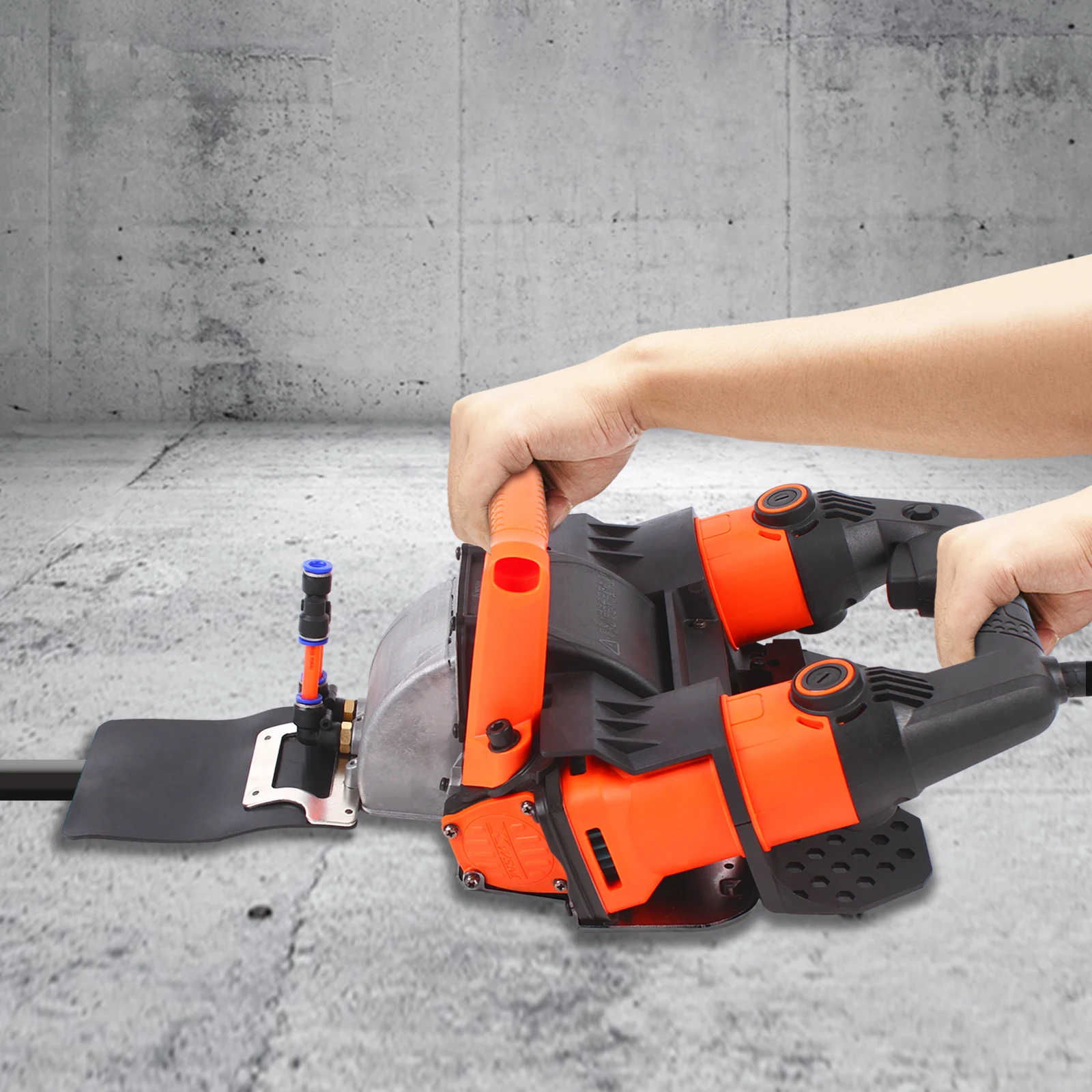 5200W Electric Concrete Slotting Machine Wall Chaser Groove Cutting Machine 220V Dust-Free