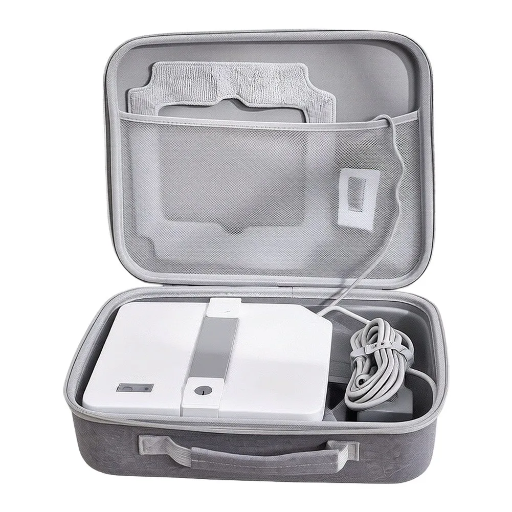 EVA Carrying Case for Ecovacs Mini2 CiNanoE Designed with Shock Absorbing Properties Portable Travel Storage Box Gray