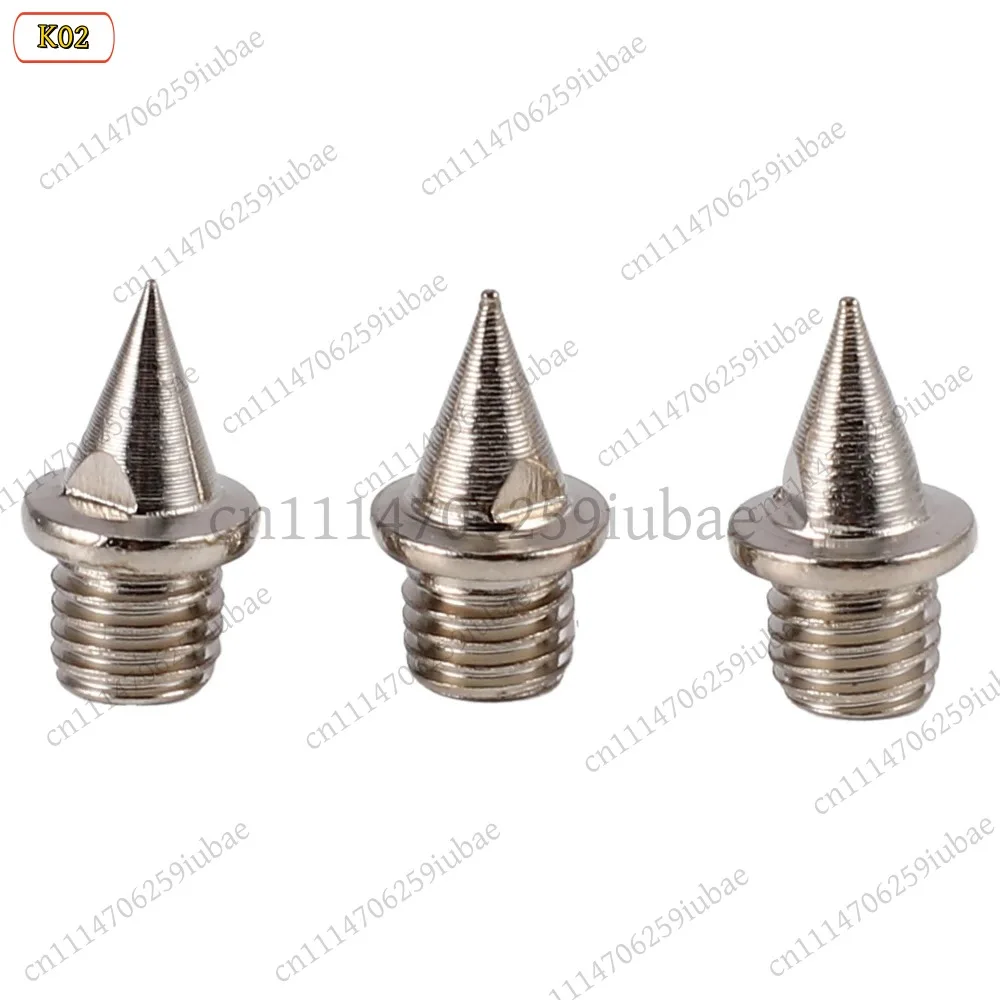 LK 120Pcs Spikes Studs Cone Replacement 7mm Screwback Gripper for Running Track Trainers Shoes, Replacement Parts