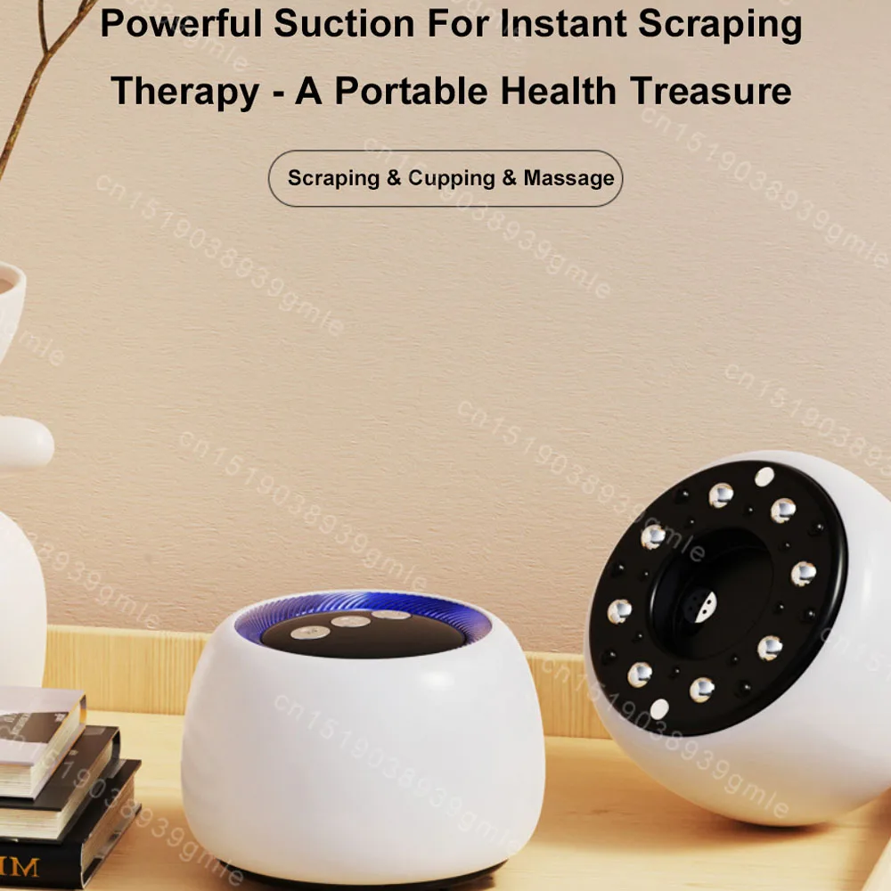 

Умный электрический баночный массажер, красный свет, вакуумное всасывание, гуа Ша, соскабливание для сжигания жира от целлюлита, похудение, меридиан, дноуглубительные работы