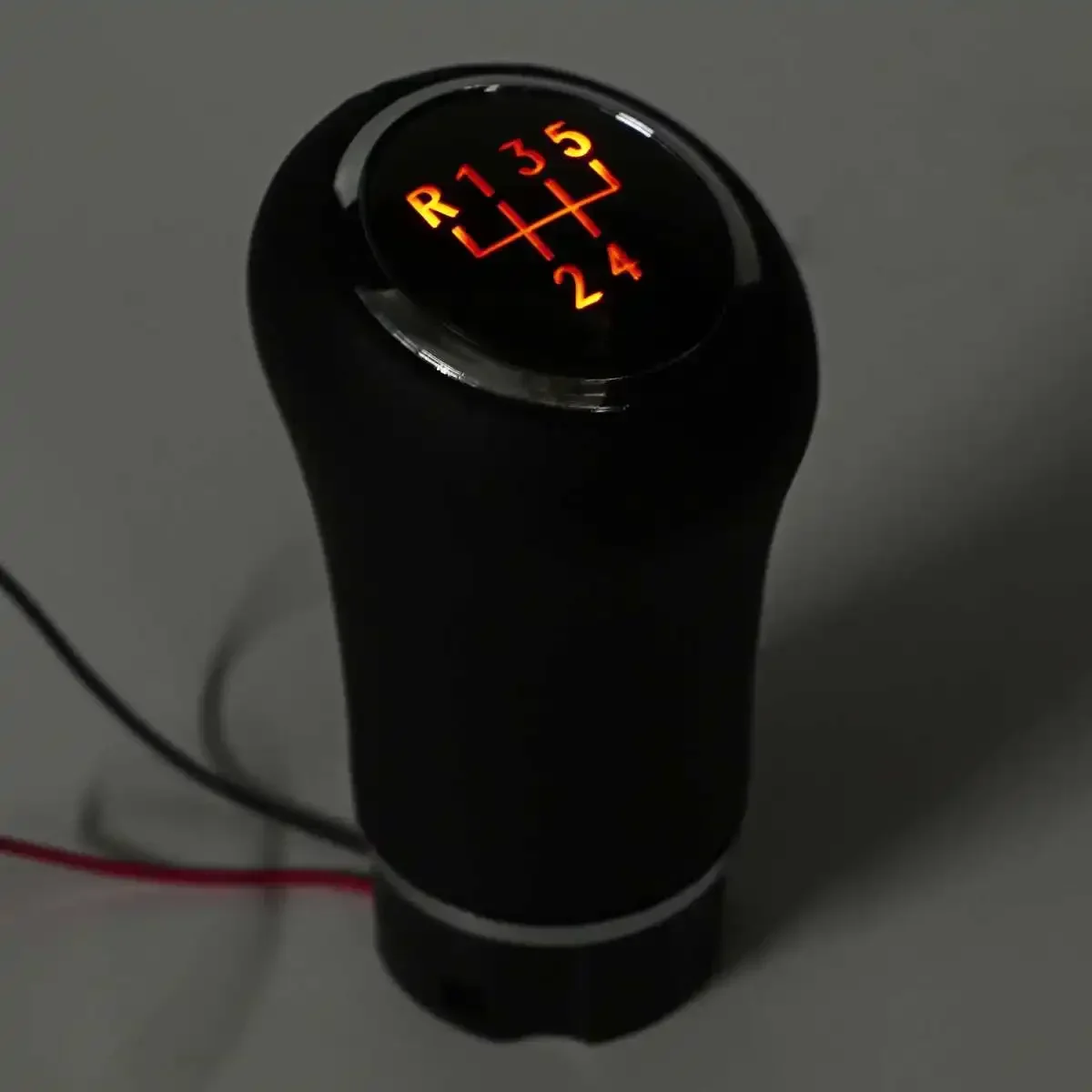 5 Speed For VW Golf 6 7/Passat B5 B6 B8/Jetta MK6 Gear Shift Knob w/LED backlight PU Leather Shifter Lever Stick