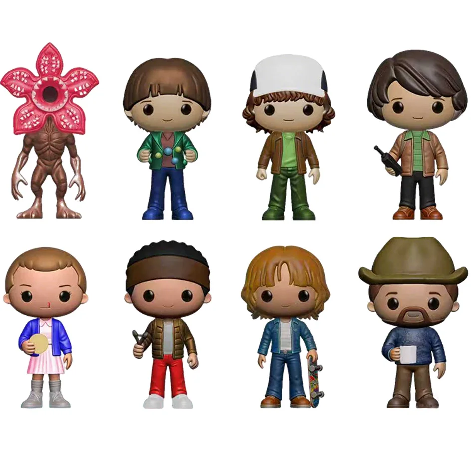 5 stijlvolle Anime Stranger Things figuren Jane Ives/Will Byers/Mike Wheeler actie figuren cosplay vinyl ornament figuren speelgoed cadeau