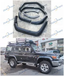 DUKE4WD 4x4 auto parts LC76 cruiser accessories for land cruiser fj76 SUV fender flares 4 doors