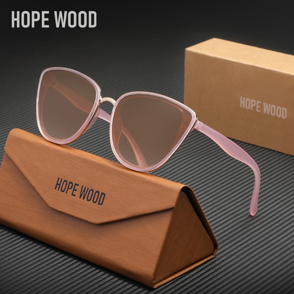 نظارات شمسية عصرية عتيقة من HOPEWOOD مضادة للأشعة فوق البنفسجية 400 للنساء نظارات سفر للقيادة لقضاء عطلة للسيدات