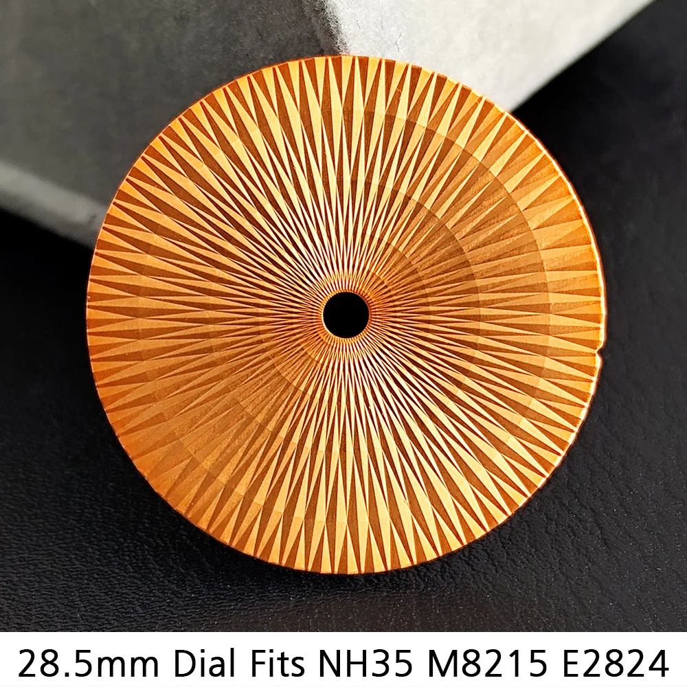 Hochwertiges 28,5-mm-Uhrenzifferblatt passend für NH35 M8215 E2824 Uhrwerke Zubehör NH35 Textur-Uhrenzifferblatt Mechanische Uhrenteile – Detail 8