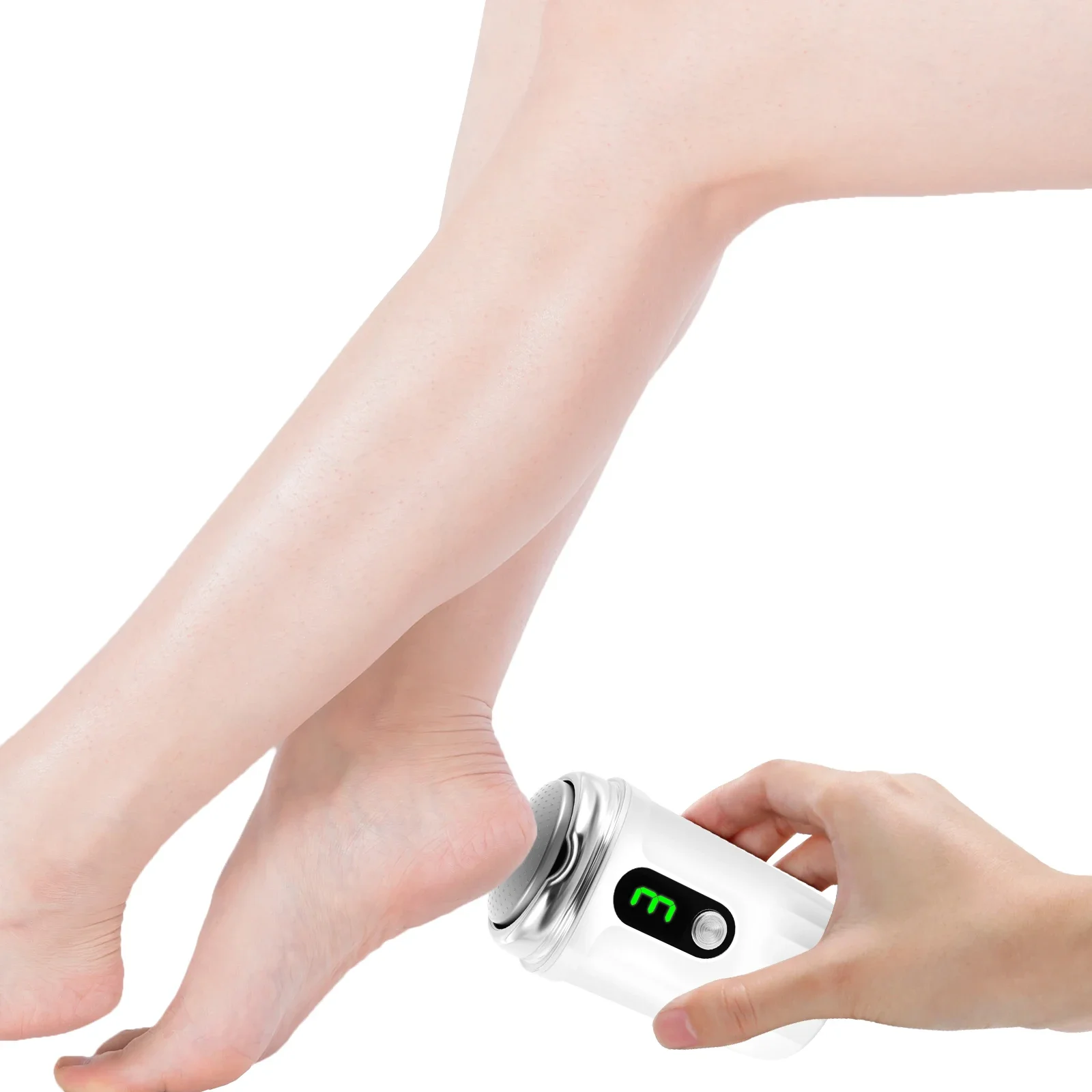 

Plastic Electric Foot File Remover 3 Speed Adjustment Foot Callus Remover Anti Scratch File Pedicure Tool Ergonomic for Skin Spa