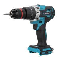 Drillpro 13MM Brushless Wireless Drills Electric Impact Drill 20+3 Torque Screwdriver Hammer Drill Power Tool For Makita Battery