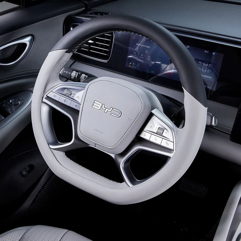 

Steering Wheel Protective Cover For BYD Sea Lion 06 DM-I EV 2025 2026 Interior Modification Supplies Anti Slip And Breathable