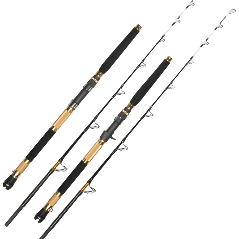 

Superhard boat fishing rod, solid resin iron plate sea fishing rod