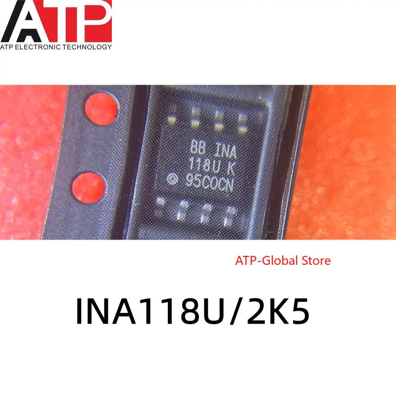 

5PCS INA118U/2K5 118UK INA118U SOP-8 Original inventory of integrated chip ICs