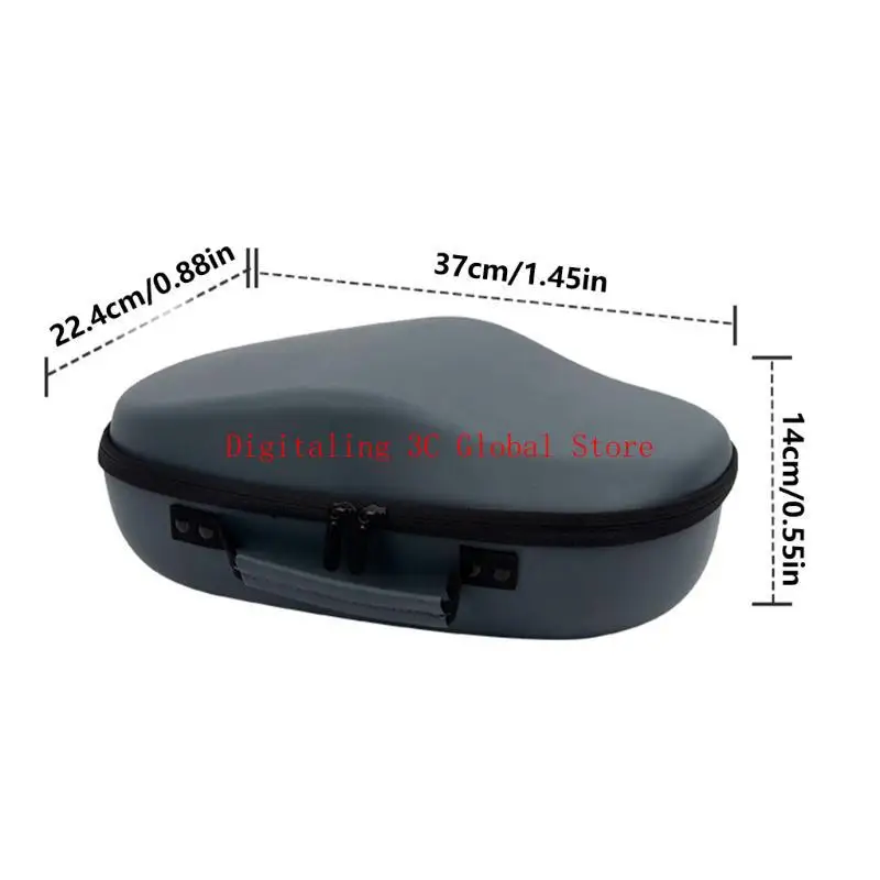 헤드셋 용 휴대용 EVA 하드 쉘 케이스 액세서리 방수 여행 가방 조절 가능한 보관 백