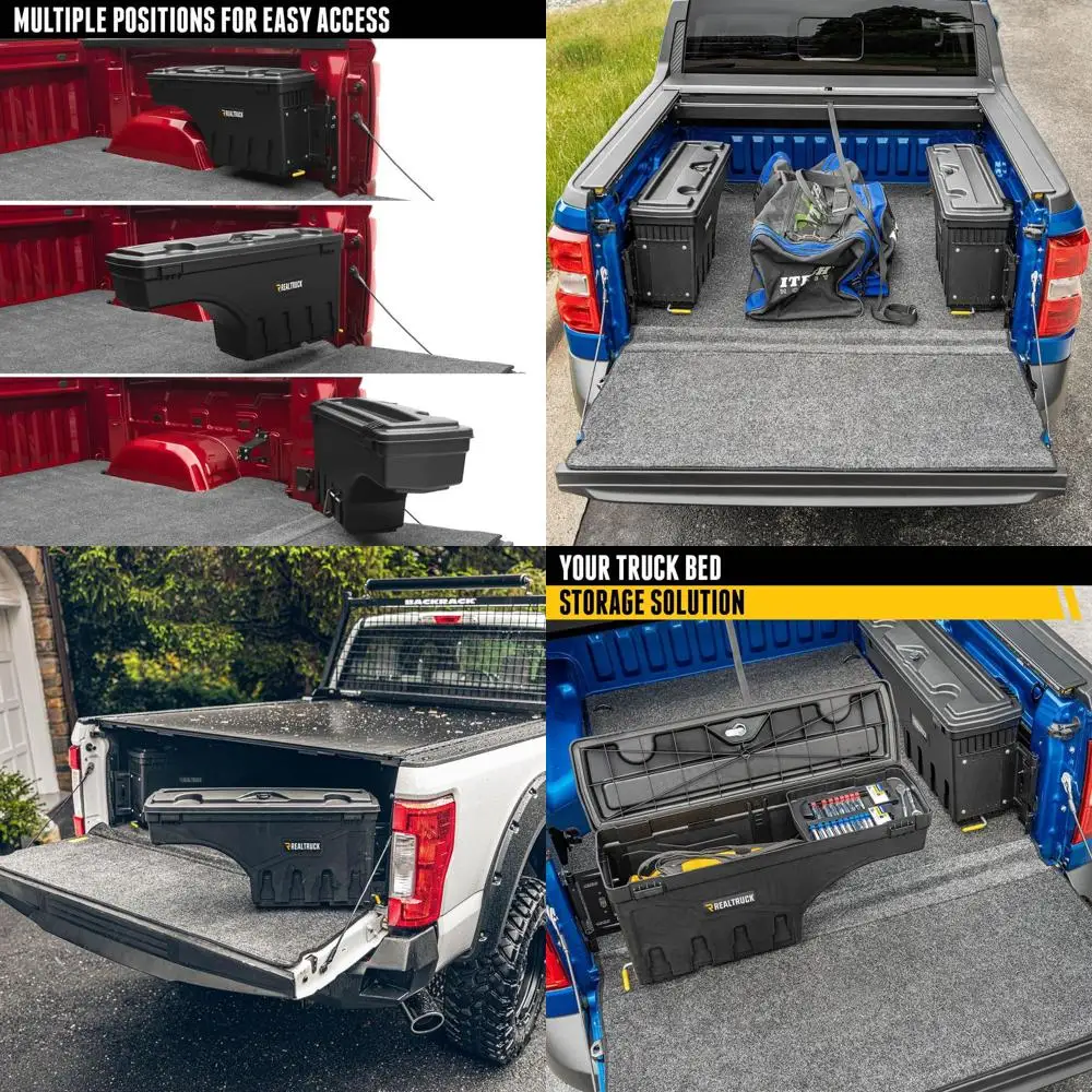 

RealTruck SwingCase Truck Bed Storage Box | SC200P | Fits 1999 - 2016 Ford F-250/350 Super Duty Passenger Side