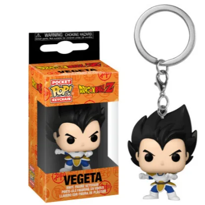 Funko Dragon Ball Goku Vegeta Keychain Anime Pendant Key Ring Collectible Figure Accessories Kids Birthday Gift - view 4