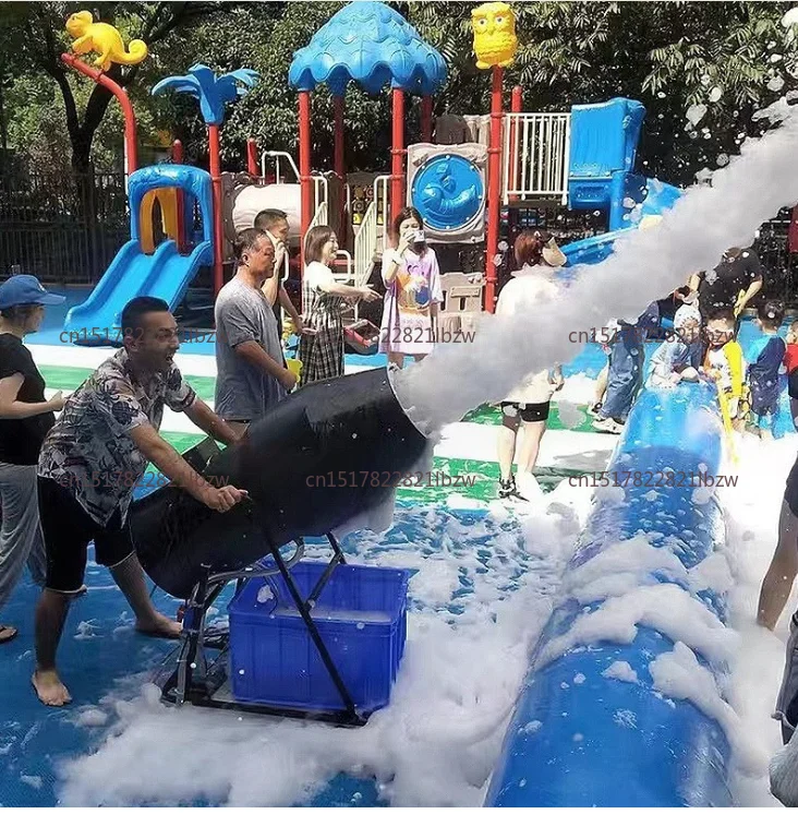 Large Moving Head Jet Foam Machine Kindergarten Water Park Amusement Party Outdoor Scenic Spot Stage Bubble Machine