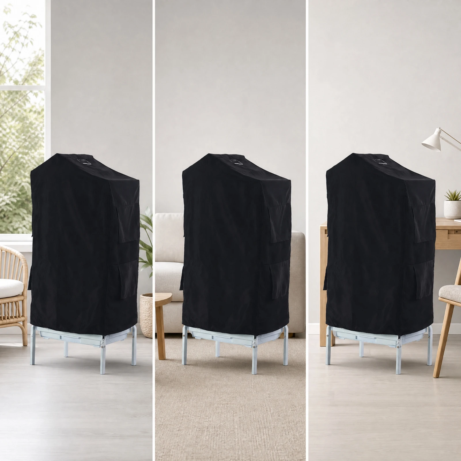 Extra Large Bird Cage Cover Light-Blocking XL Bird Cage Cover Full-Coverage Long-Lasting for Year-Round Outdoor Use