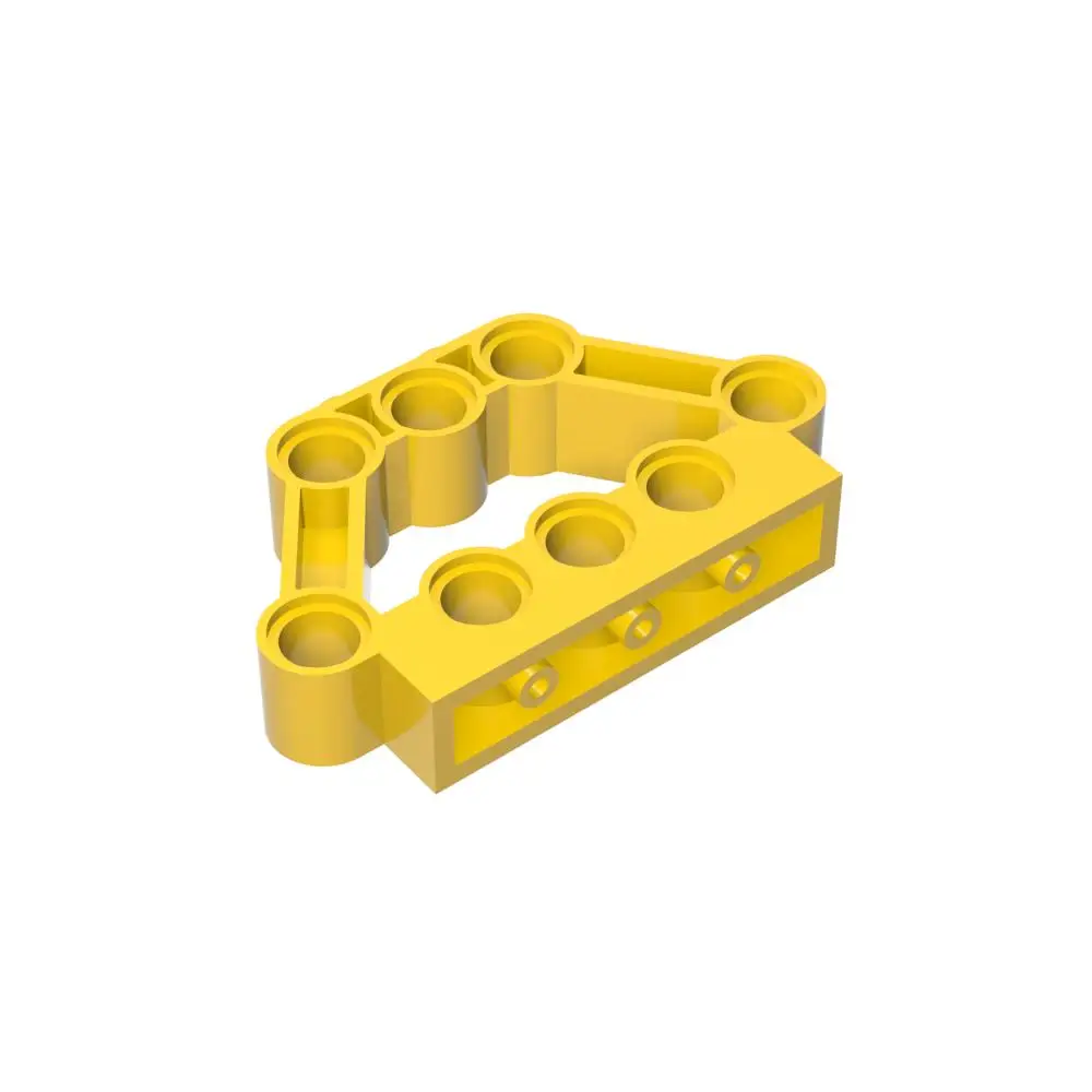 Gobricks 1 Pcs MOC 1 x 5 x 3 Technic Pin Connector Block Compatible With 32333 28840 Model Parts Building Blocks Kids Toys Gift