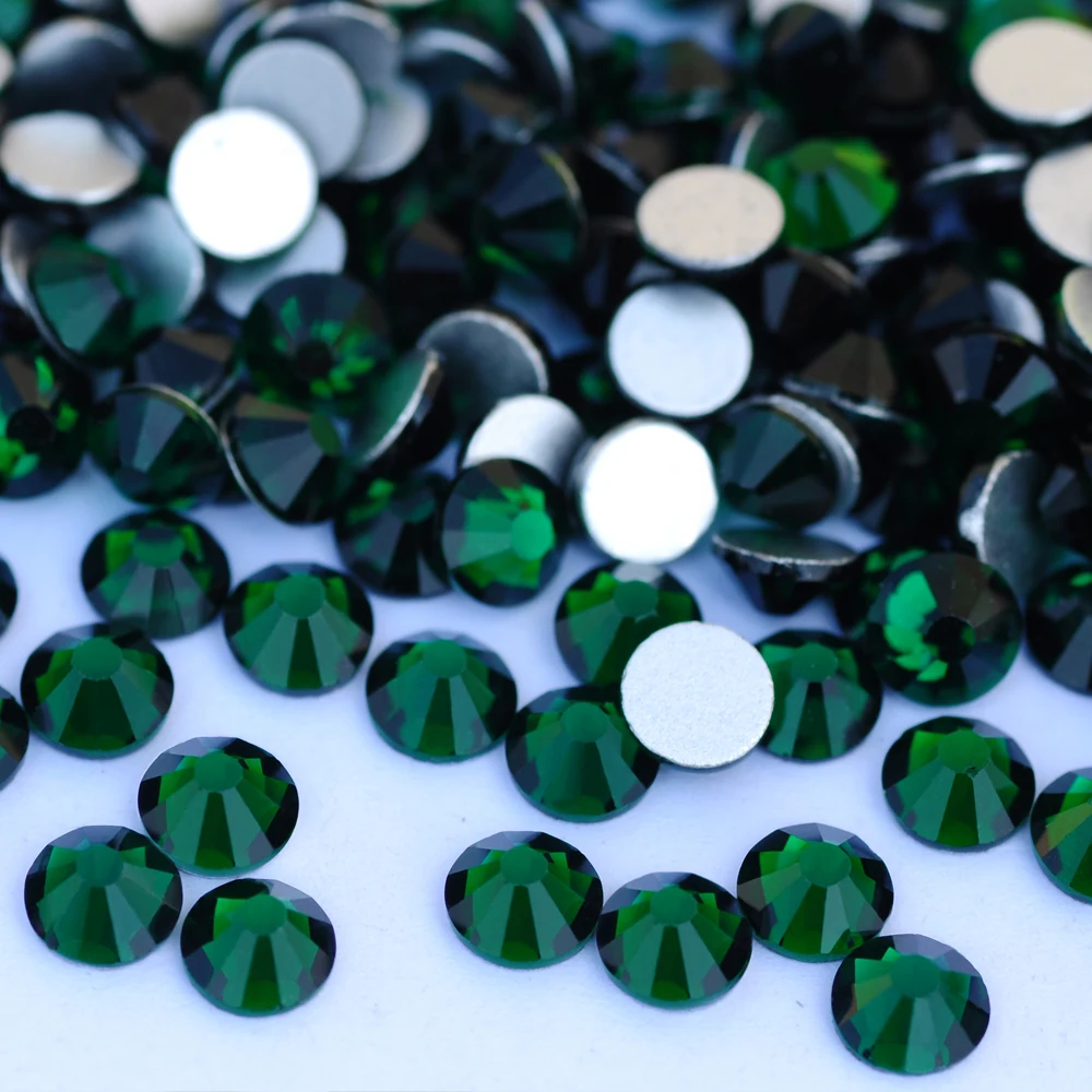 Smaragdgrüne Kristall-Flachste – Nail Art Emerald Green Bewertung und Preis