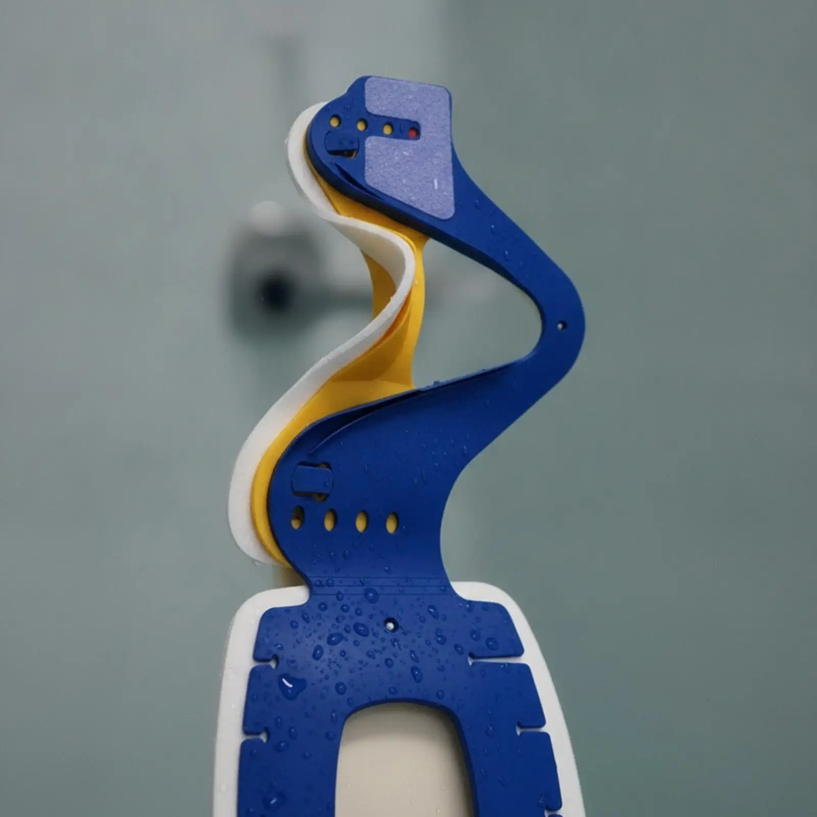 Molded Adult Neck Brace for Water Emergencies with Clear Visibility
