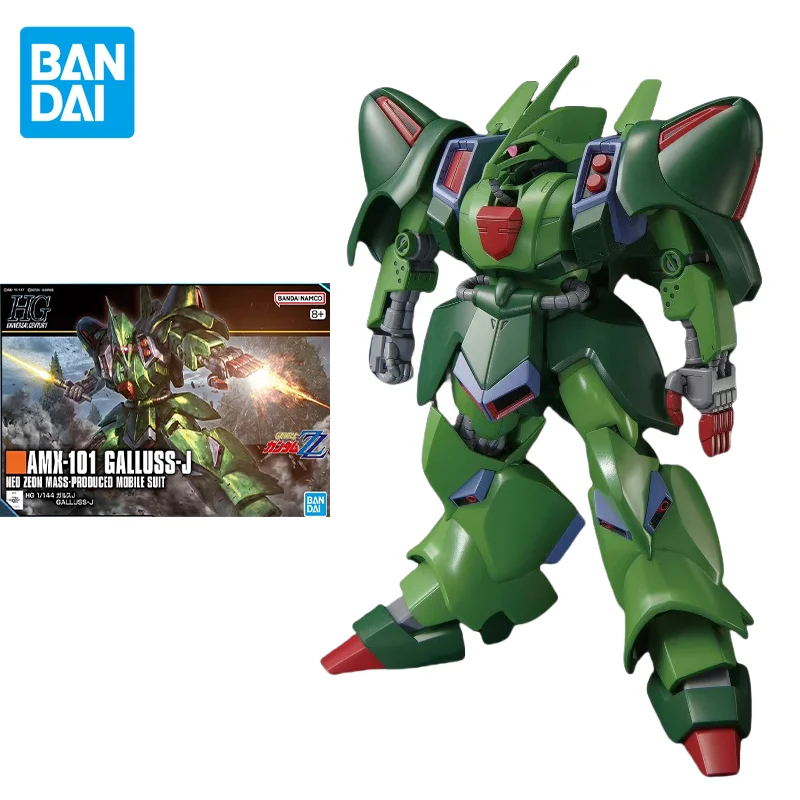 

Bandai Original GUNDAM HGUC 1/144 AMX-101 GALLUSS-J Anime Action Figure Assembly Model Toys Model Ornaments Gifts for Children