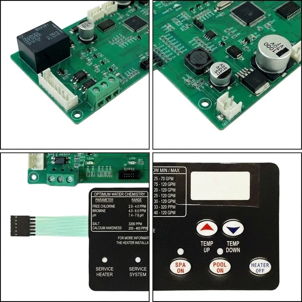 42002-0007S Swimming Pool Control Board Designed for Pentair Main Temperature and Max E Therm Heater System Support