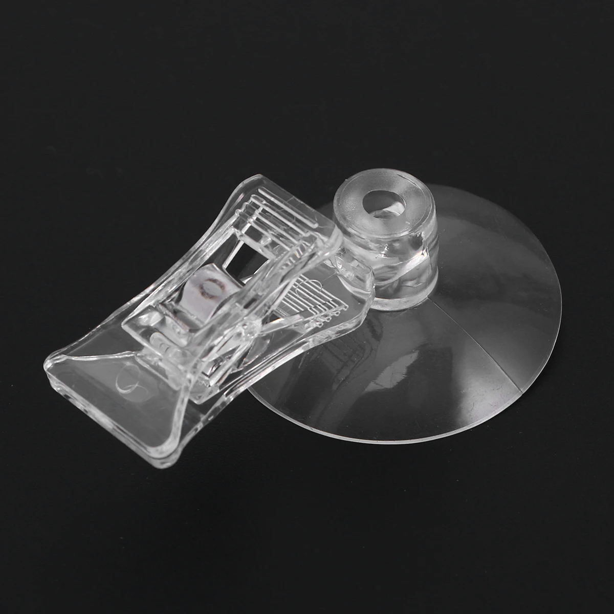 

8 Pcs Tool Feed Clip Aquarium Airline Suction Cups Fish Food Feeder Adjustable Length Holder