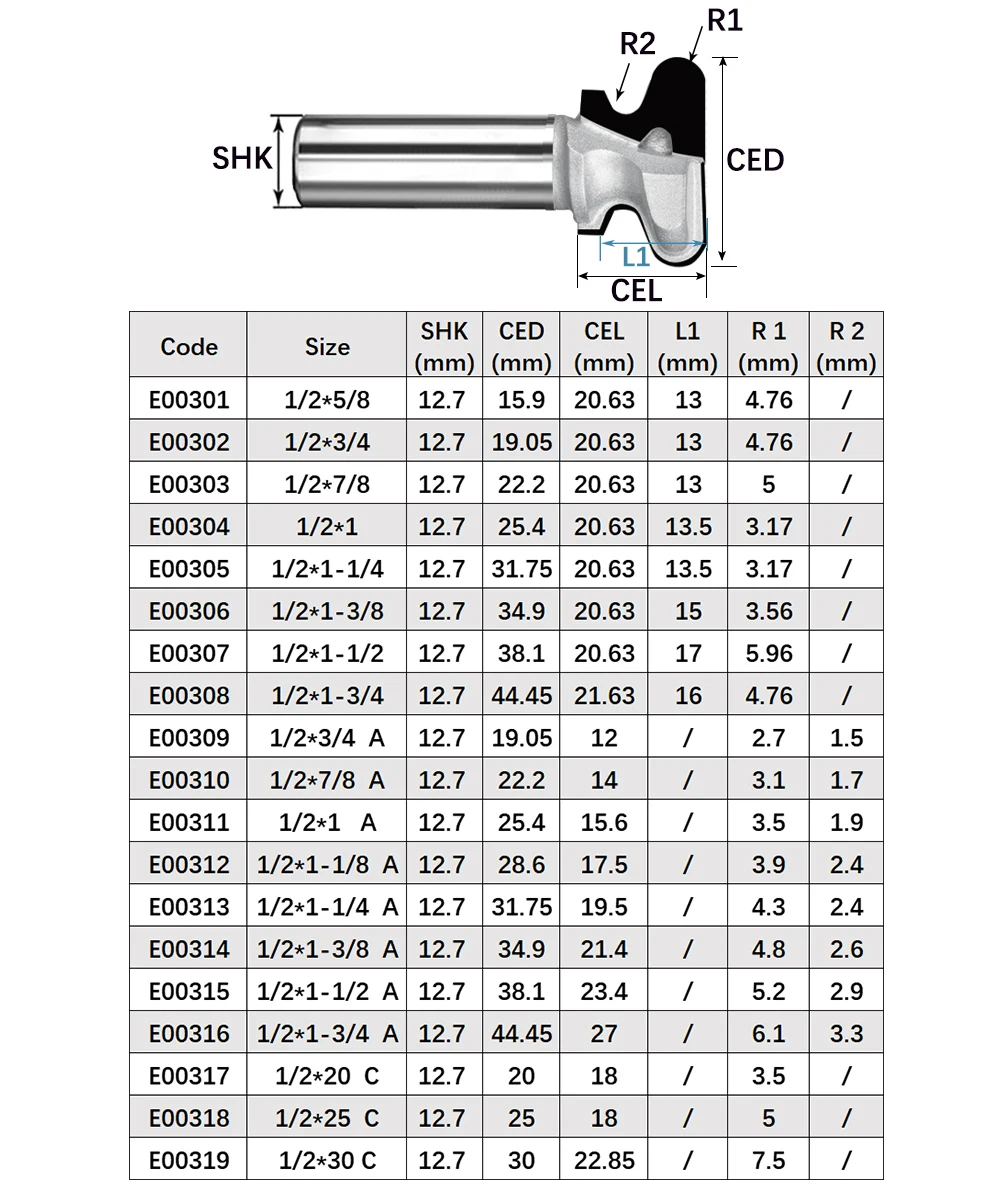 Vsharp diament PCD frez szafka szafa uchwyt szuflady Panel linia modelowania frez dłutowanie łuk paznokci narzędzie CNC