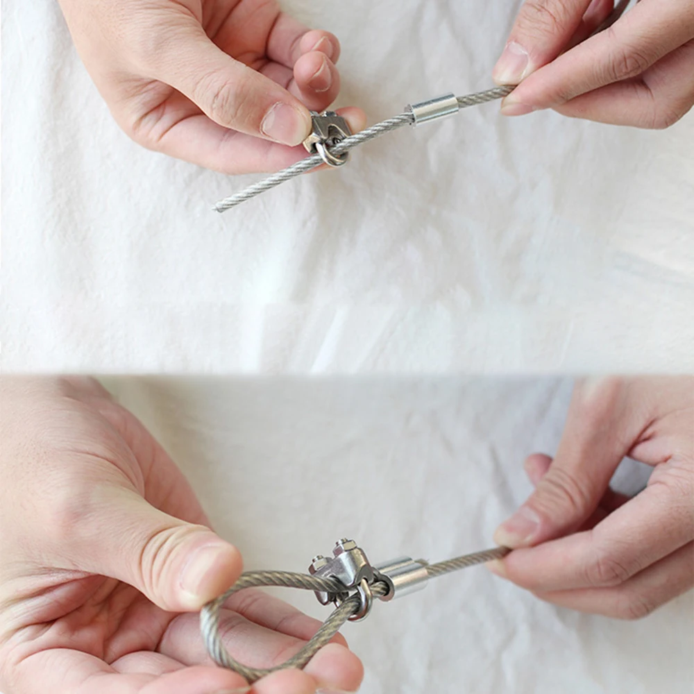 2-30 M Steel Rope Diameter 4/5mm Plastic Coated Soft Wire Rope 304 Stainless Steel Lifting Wire Rope Full Hard Wires Clothesline