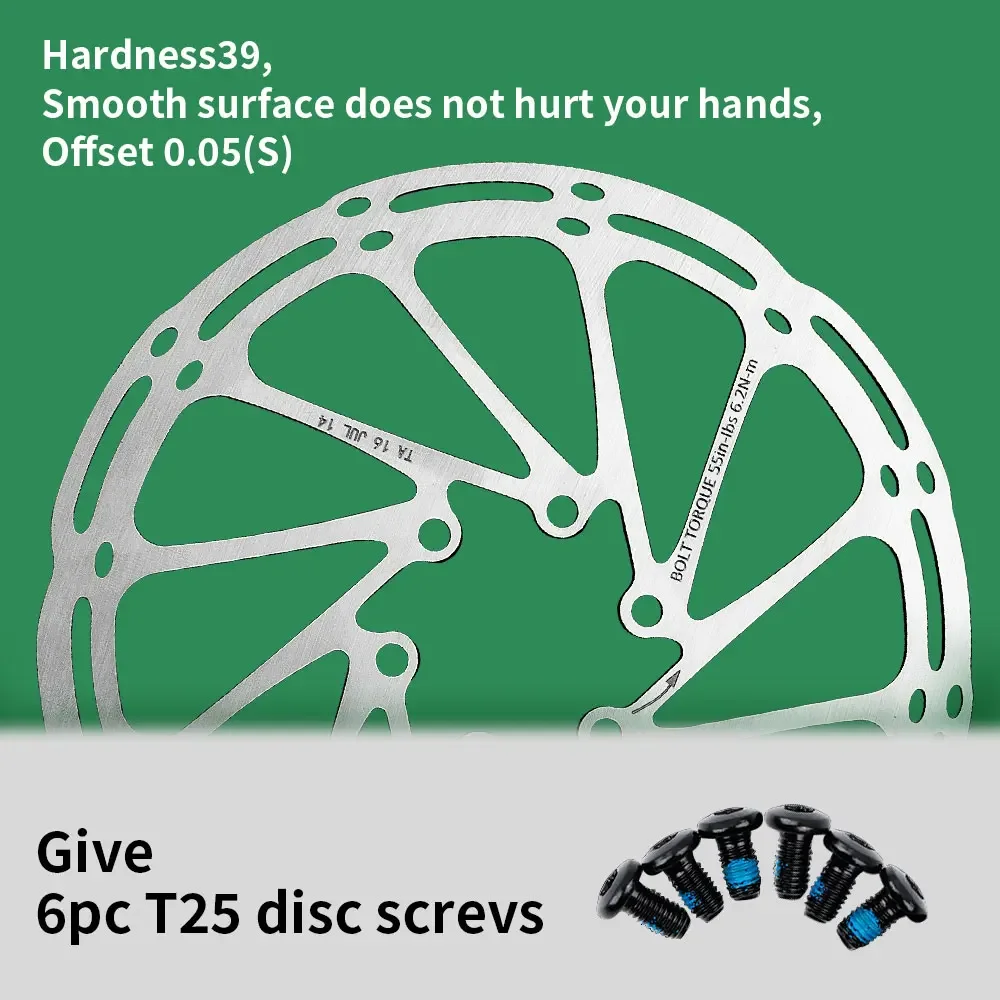 Bicycle Disc Brake 160mm 180mm 203mm Stainless Steel Road Mountain MTB Folding Bikes Hydraulic Disc Brake Rotors Cycling Parts image 2