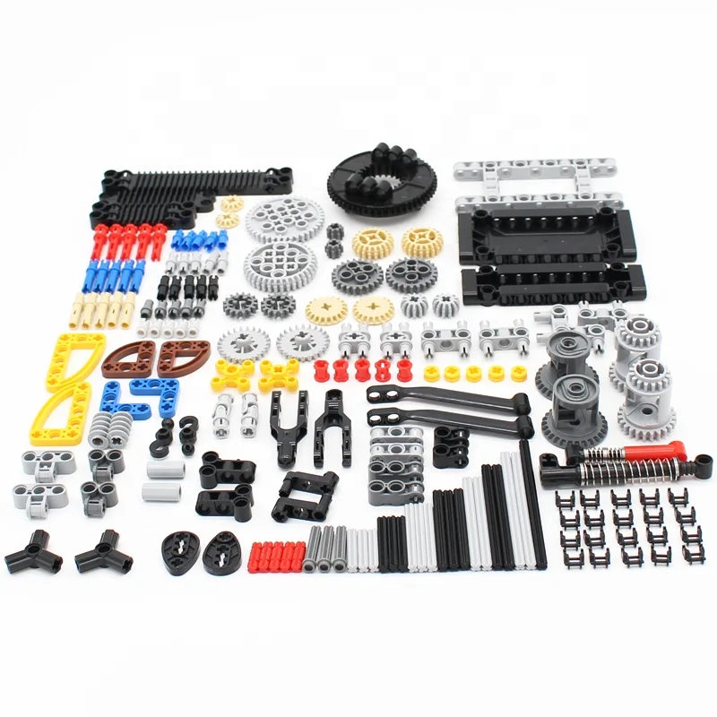 175pcs Technology Mixed Packing Parts High-Tech Gear Bush Panel Plate Axle and Pin Connector MOC Toys Compatible with 32269 4459