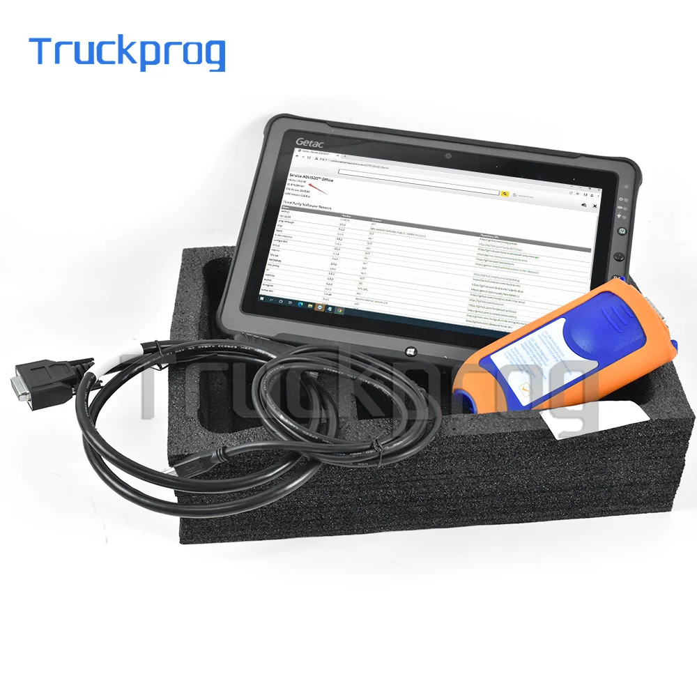 for EDL v2 advisor Agriculture Tractor Construction Diagnostic V5.3 Service Electronic Data Link diagnostic Tool+Getac Tablet