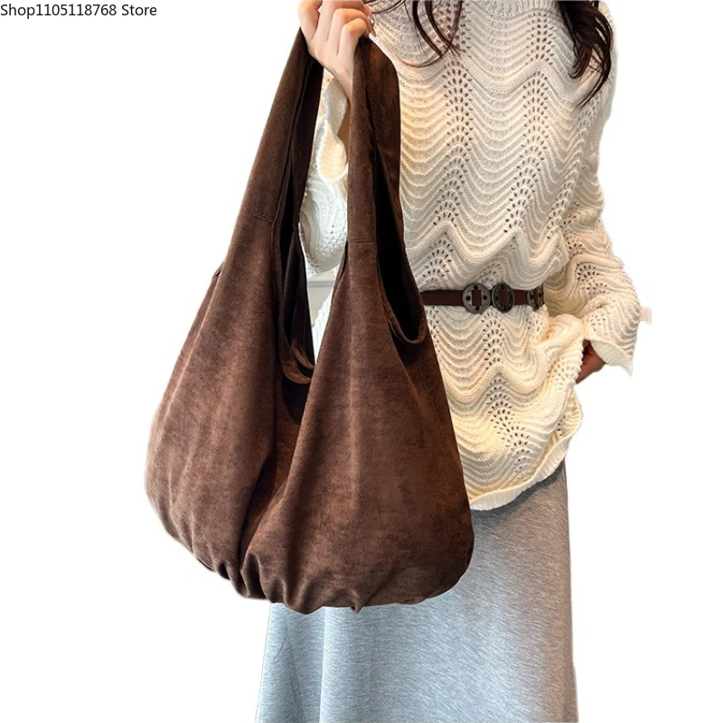 

Повседневные модные новые сумки на плечо большой вместимости, однотонные простые универсальные портативные сумки-тоут для женщин