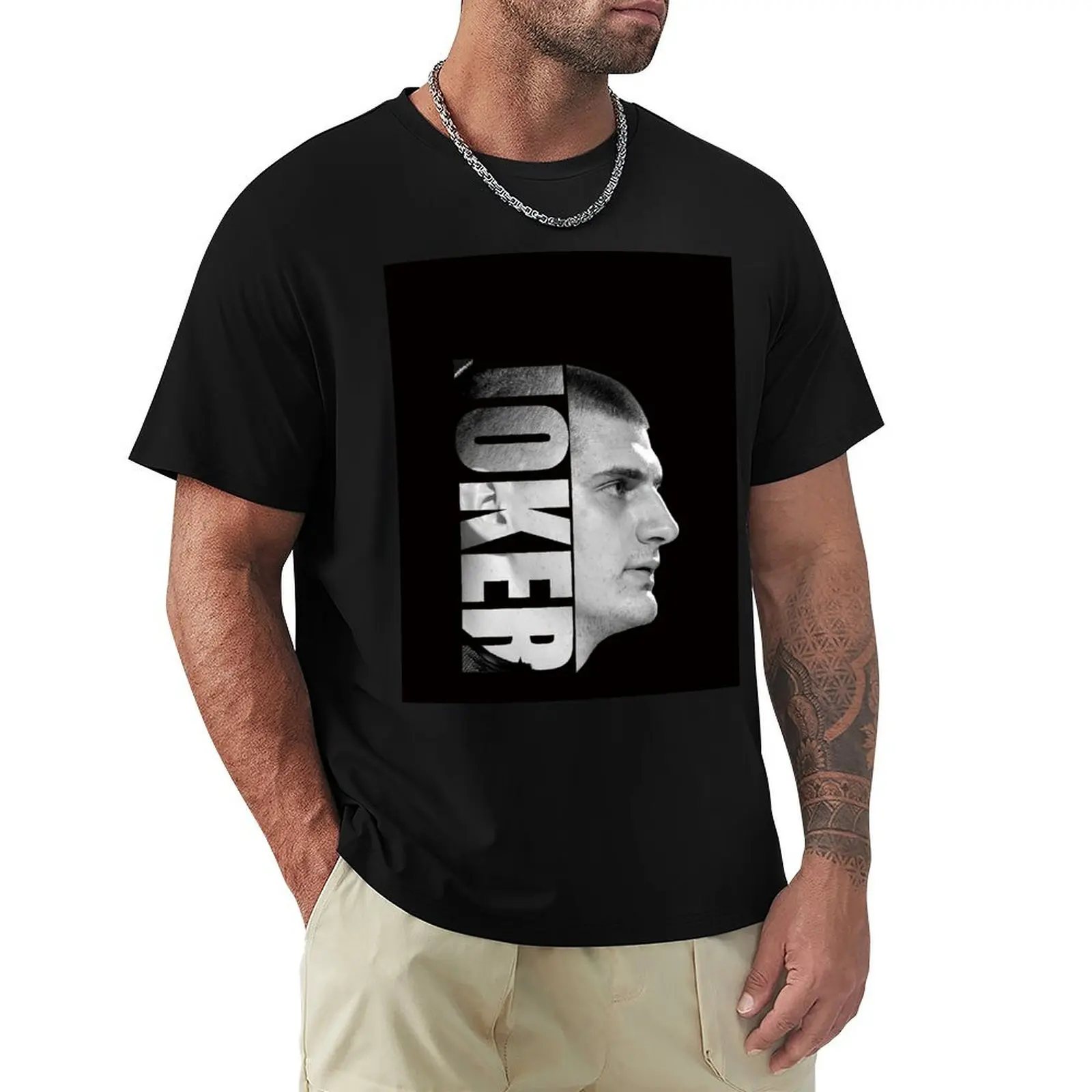 

Nikola Jokic - Black / White T-Shirt Casual Graphic Print Tee
