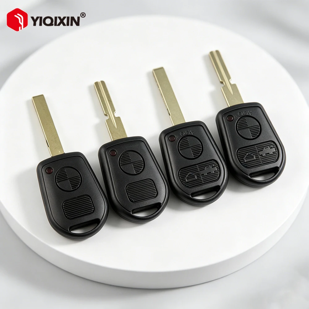 

HU58 HU92 Uncut Blade Remote Car Key Shell Fob Case For BMW E31 E32 E34 E36 E38 E39 E46 Z3 Z4 2 / 3 Button No Logo Replacement
