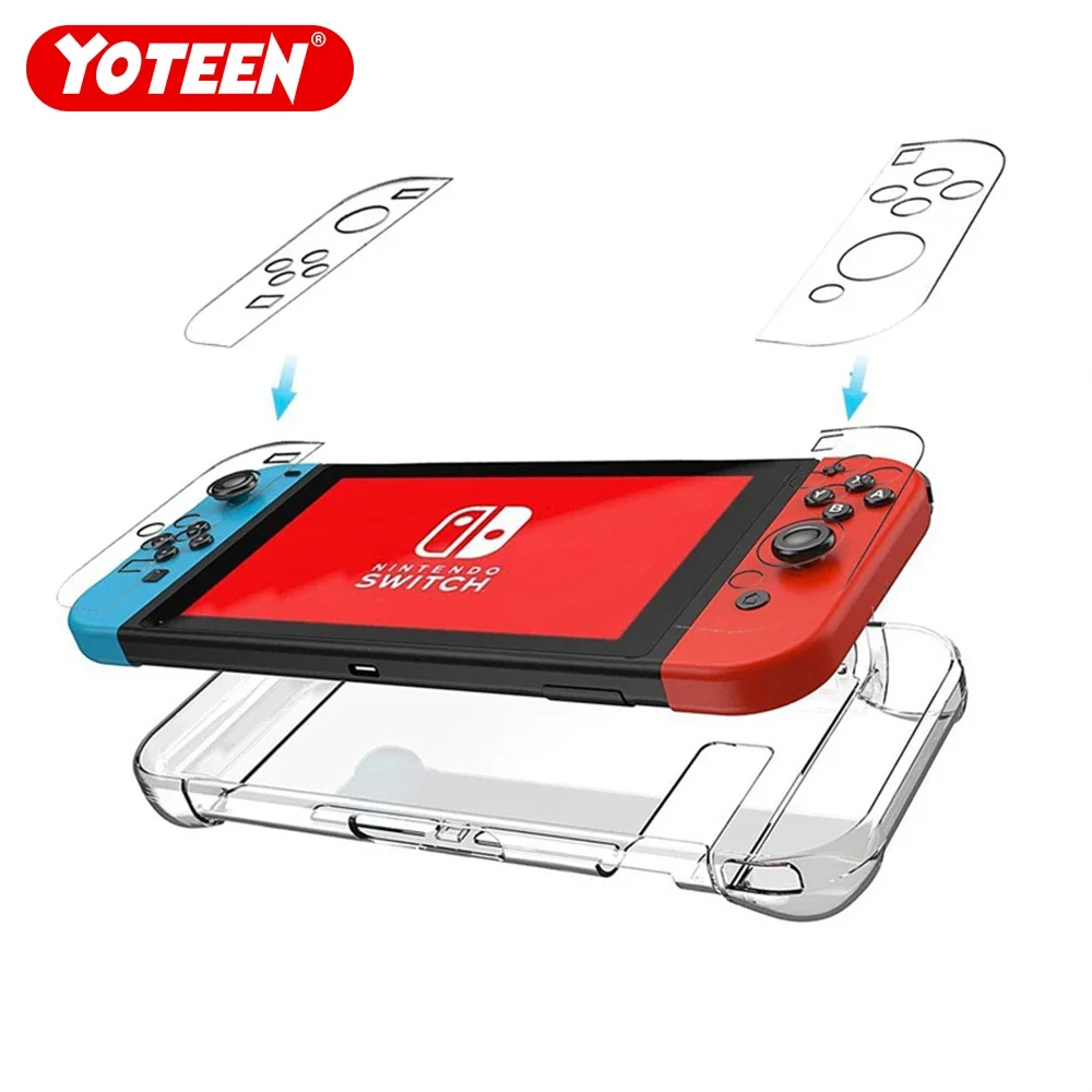 Clear Back Bag Protective Cover Case For Nintendo Switch NS NX Cases Cover For Nintendo Switch Ultra Thin PC Transparent Bag