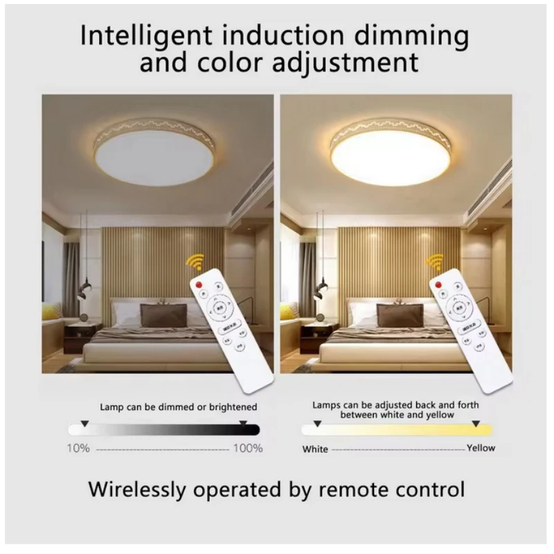 Dimmer continuo con telecomando a infrarossi Lampada da terra a LED Lampada da soffitto per soggiorno Dimmerazione e regolazione del colore