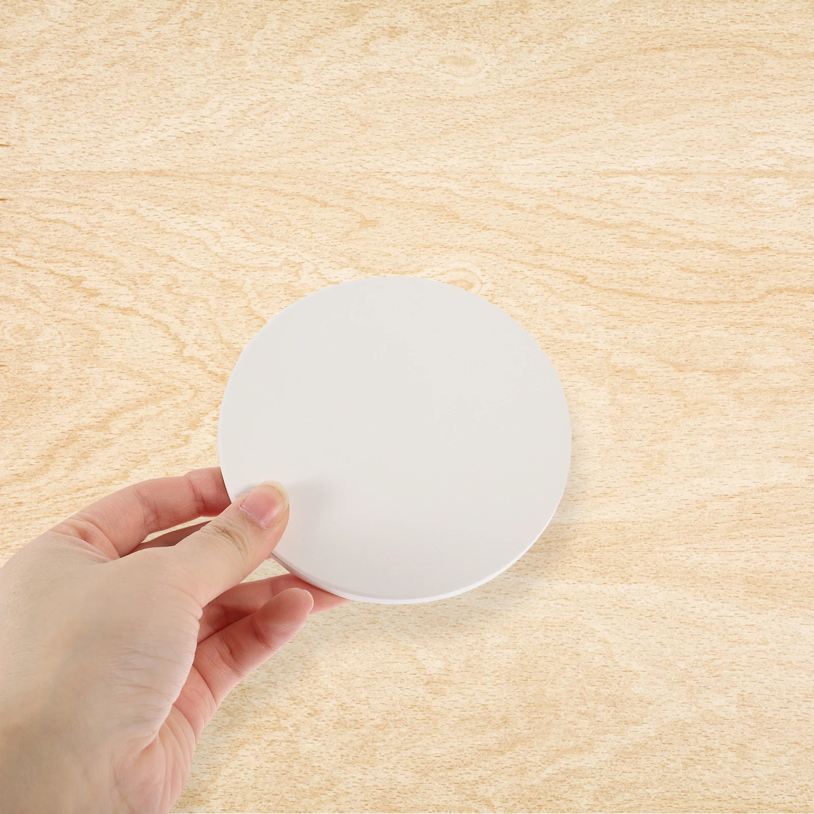 

10 set Ceramic Sublimation Coaster Blank Heat Transfer Cup Mat Non-Slip Water-Absorbing Tableware Pad For Diy Portable Tea Cup