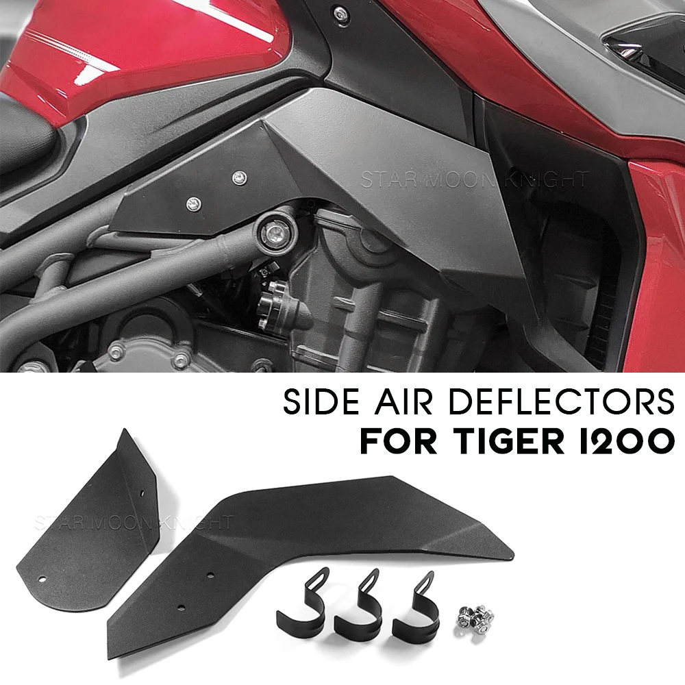 

for TIGER1200 TIGER Explorer Motorcycle Side Air Deflectors For Tiger 1200 Improve Airflow Kit for Tiger Explorer Wind Deflector