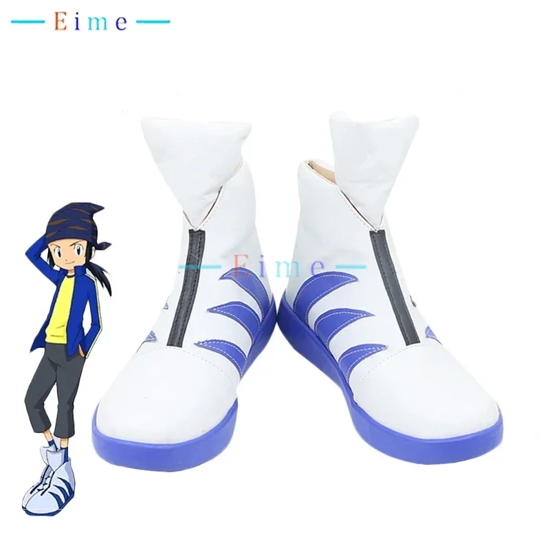 

Minamoto Kouji обувь для косплея Хэллоуин карнавальные ботинки реквизит для косплея обувь из искусственной кожи на заказ