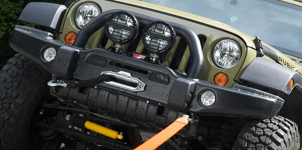 المصد الأمامي JK لسيارة جيب رانجلر JK 2007-2017 لقطع غيار جيب 4x4 ملحقات A-E-V