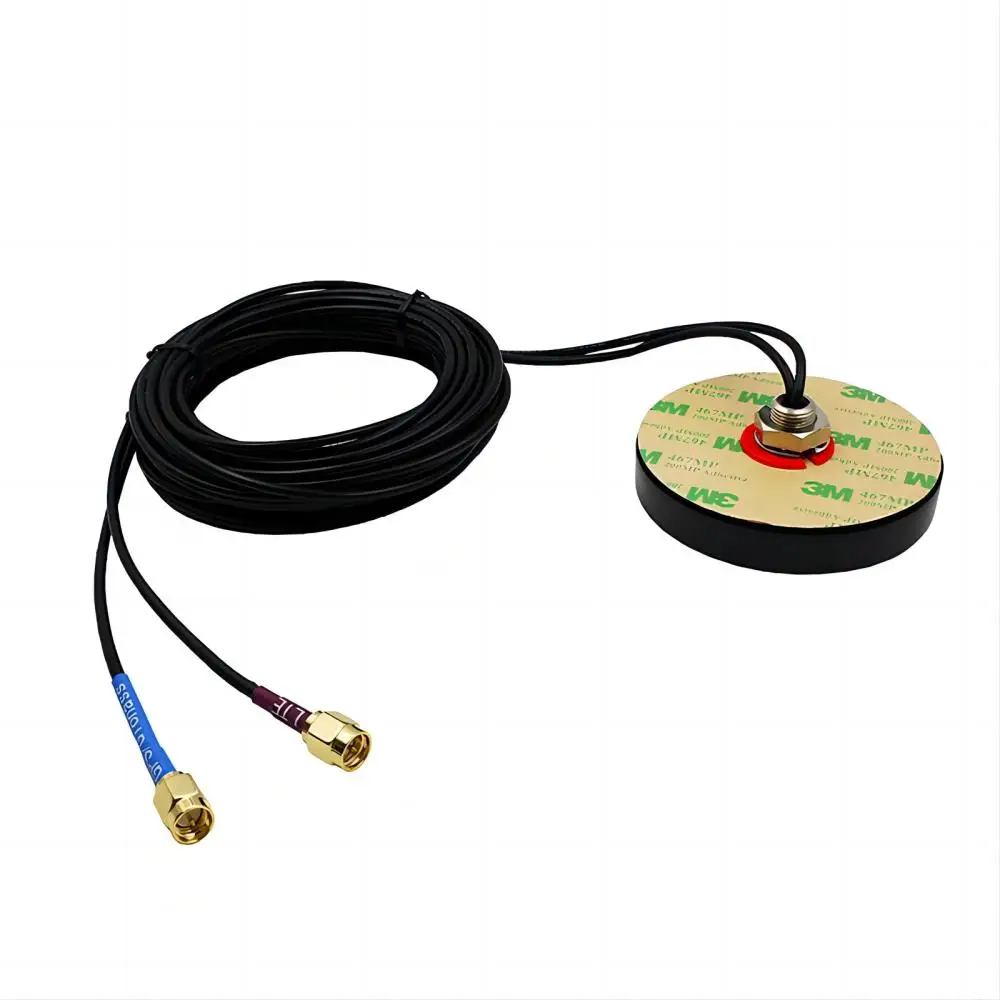 Water proof IP67 combined 4G LTE GPS Antenna antennas,2 in 1 Cellular and GNSS/GPS screw mount