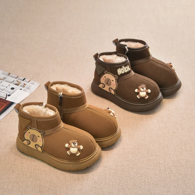 Cute Bear Children's Comfortable Warm Snow Boots