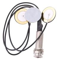 Professional Piezo Contact Microphone Pickup 3-in-1 Guitar Parts Karimba Thumb Pickup Metal Guitar Picks Guitar Violin Ukulele