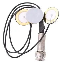 Professional Piezo Contact Microphone Pickup 3-in-1 Guitar Parts Karimba Thumb Pickup Metal Guitar Picks Guitar Violin Ukulele