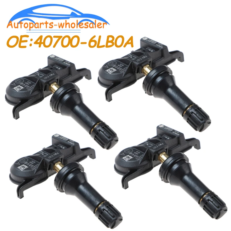 Sistema de control de presión de neumáticos de coche, Sensor TPMS, 40700-6LB0A, 407006LB0A, PMV-E101, apto para NISSAN KICKS Sentra Versa, 2021, 2022, 2023