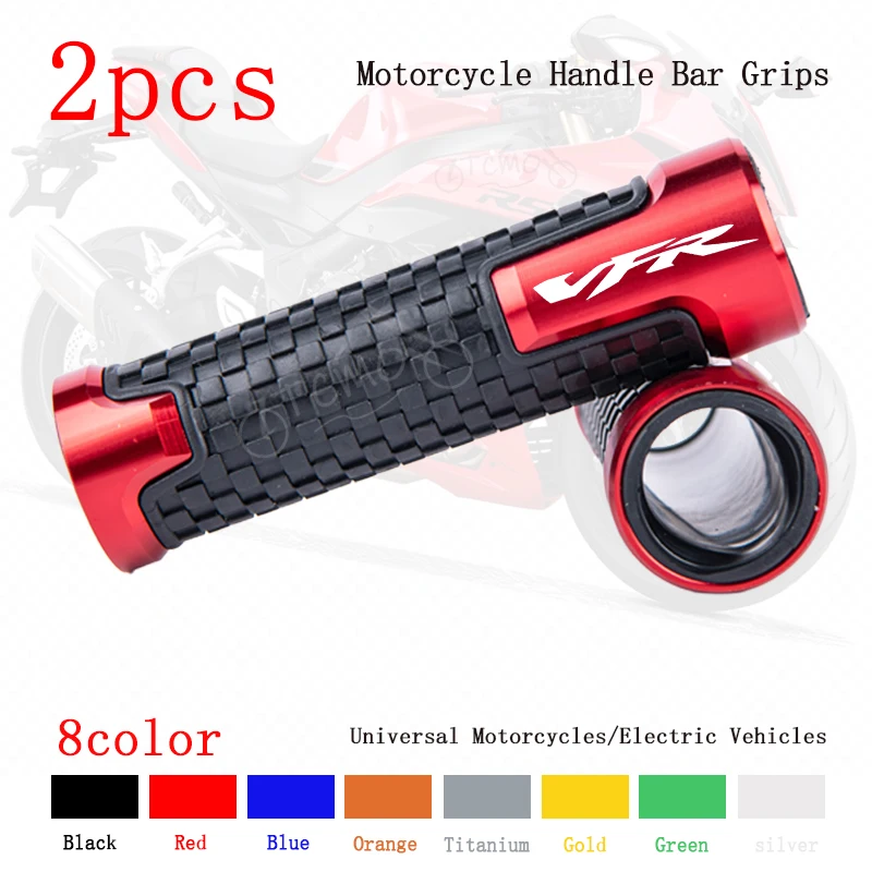 

For Honda VFR VFR800F VFR1200F 750F 1000 1200R Accessories Motorcycle Handlebar Grip CNC aluminum Anti-slip Handle Bar Grips