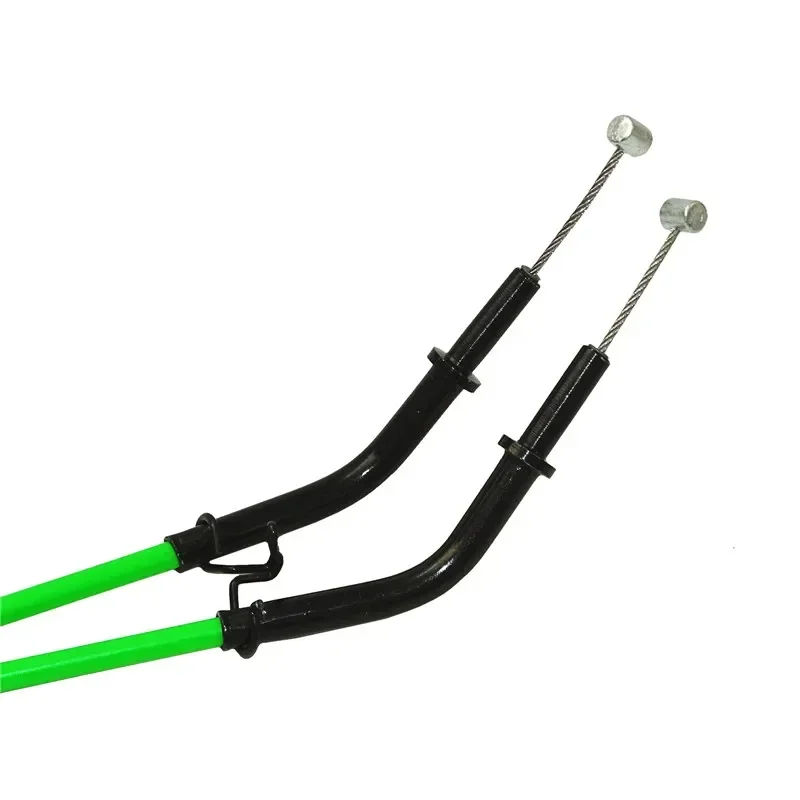 Motorbike 2pcs Throttle Cable Steel Wire For Kawasaki Ninja ZX-6R ZX6R 2005 2006 2007 2008