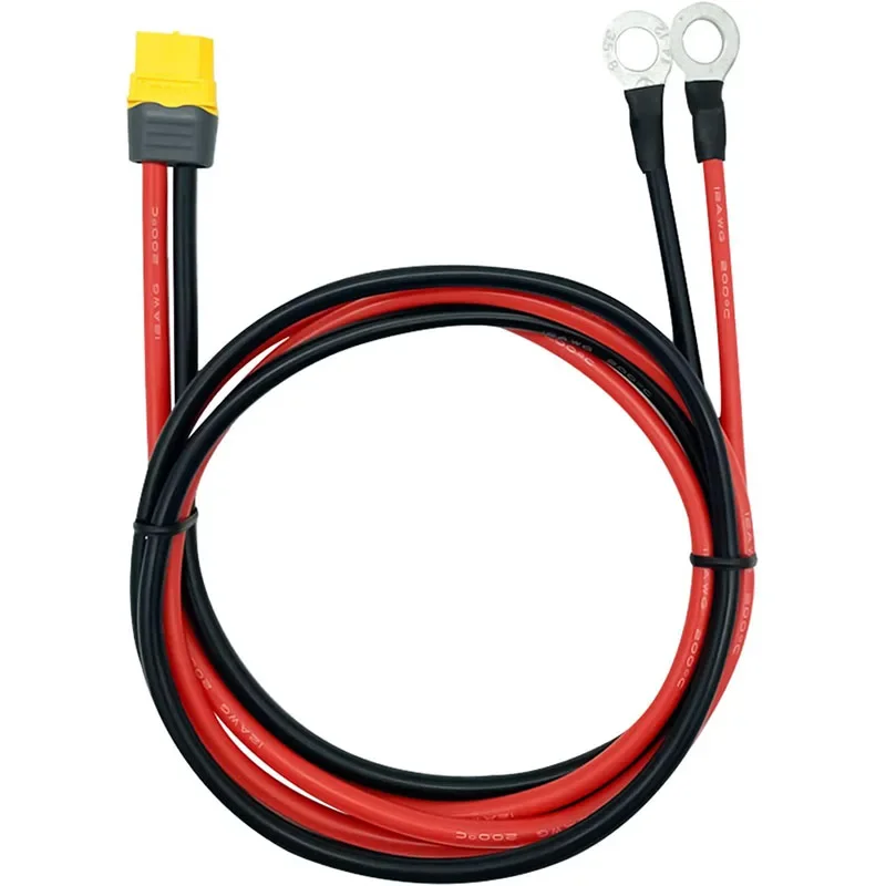 XT60H/XT90H zu O Ring Öse Terminal Stecker Stecker Kabel 10/12AWG RC ESC Ladegerät Seite Power für für RC Lipo Batterie FPV Racing