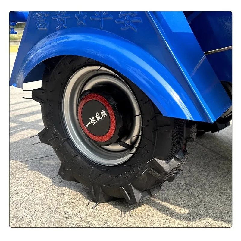 Electric chicken bus agricultural three-wheeled cart household two-wheeled transport cart