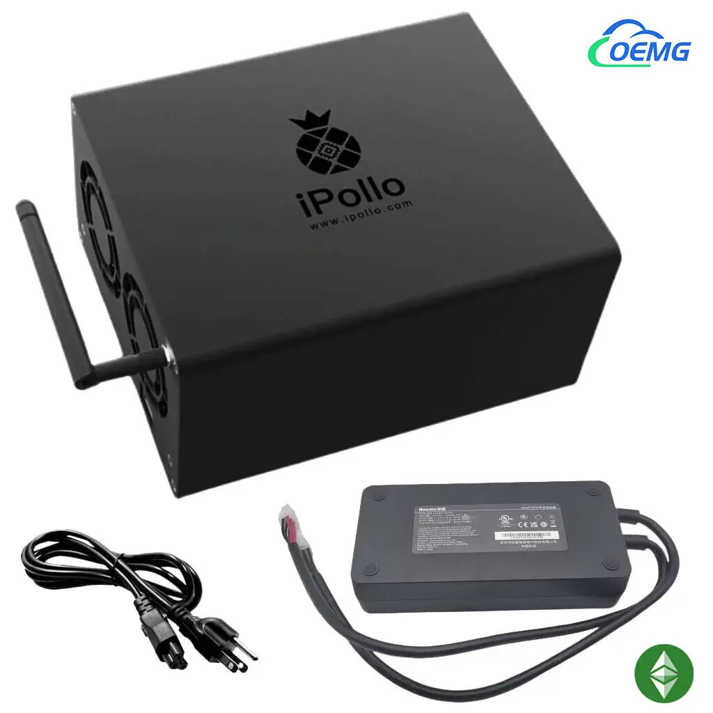 Compre 2 e ganhe 1 novo iPollo V1 Mini SE Plus Miner 400MH/s 240W com PSU Ready Stock Home MiningOpens em uma nova janela ou guia