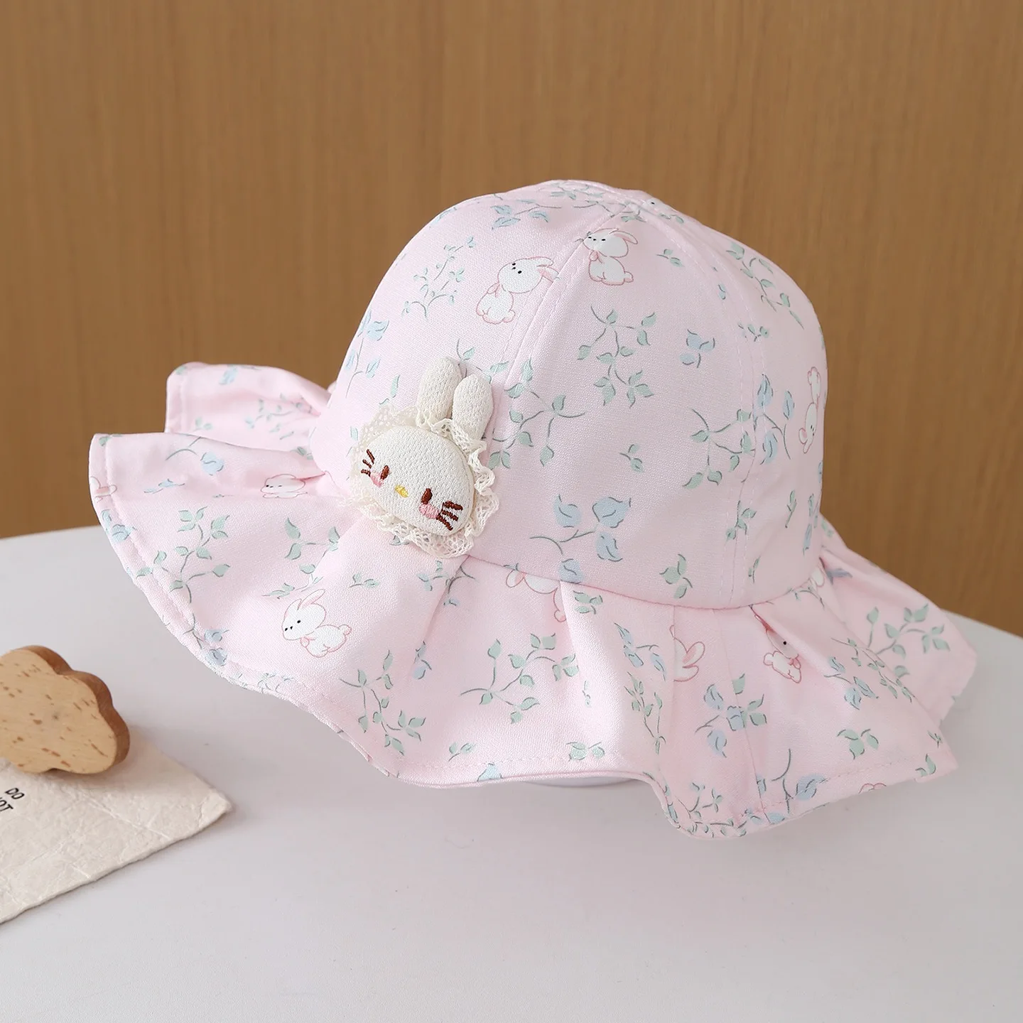 

Baby Sun Protection Bucket Hat Spring Autumn Fisherman Cap Thin Style Infant Summer Cute Sunscreen Adorable Girls Large Brim Hat
